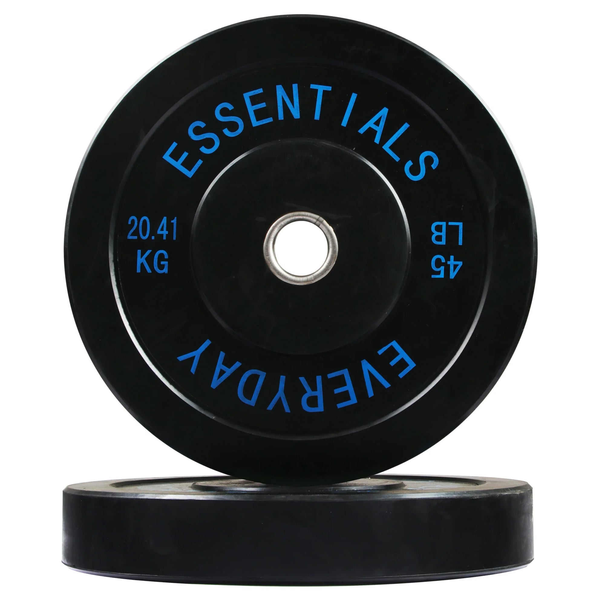 BalanceFrom Fitness 160 lb Olympic Bumper Weight Plate Set with 7' 45 lb Barbell - VMInnovations