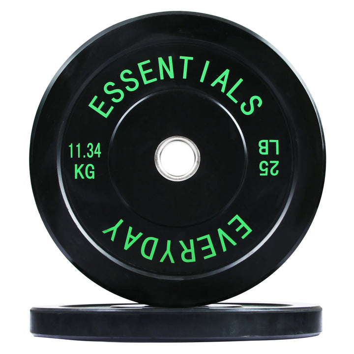 BalanceFrom Fitness 160 Pound Bumper Strength Training Weight Plate Set (Used)