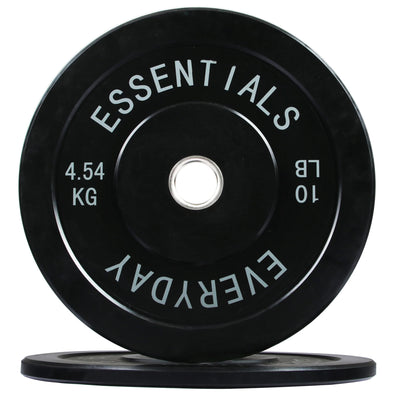 BalanceFrom Fitness 160 lb Olympic Bumper Weight Plate Set with 7' 45 lb Barbell - VMInnovations