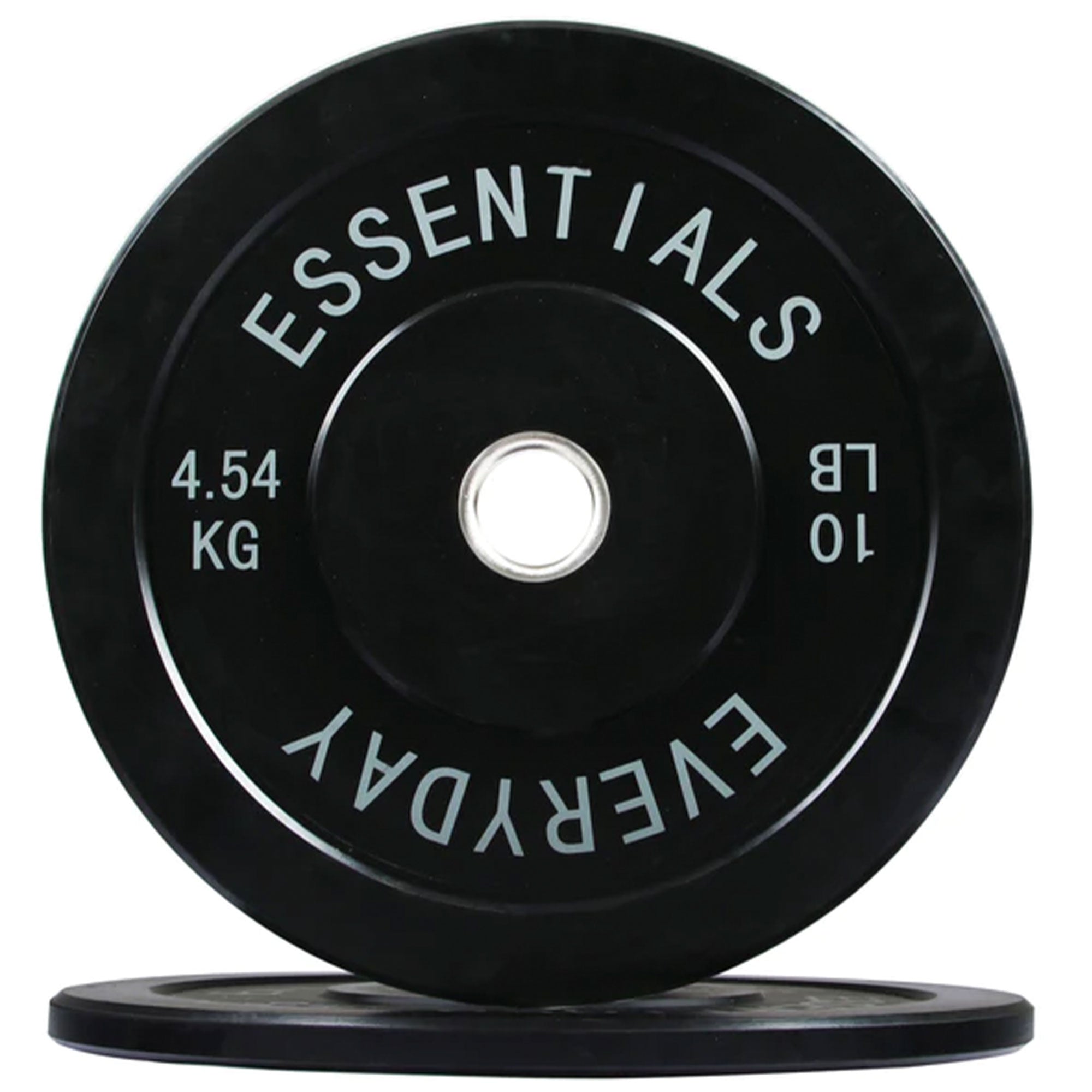 BalanceFrom Fitness 260 Pound Set Bumper Weight Plate with Steel Hub, Black (For Parts)