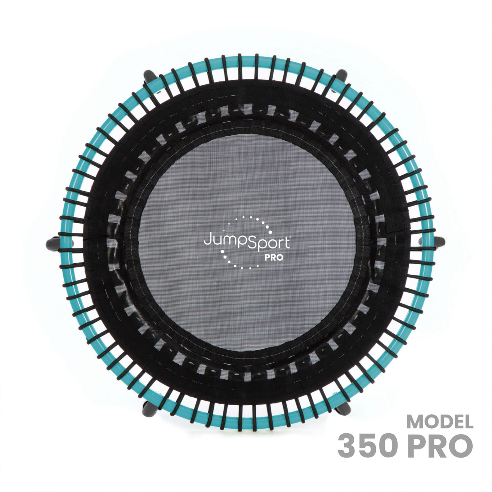 JumpSport 350 Pro Fitness 39' Cardio Workout Trampoline, Teal/Black (For Parts) - VMInnovations