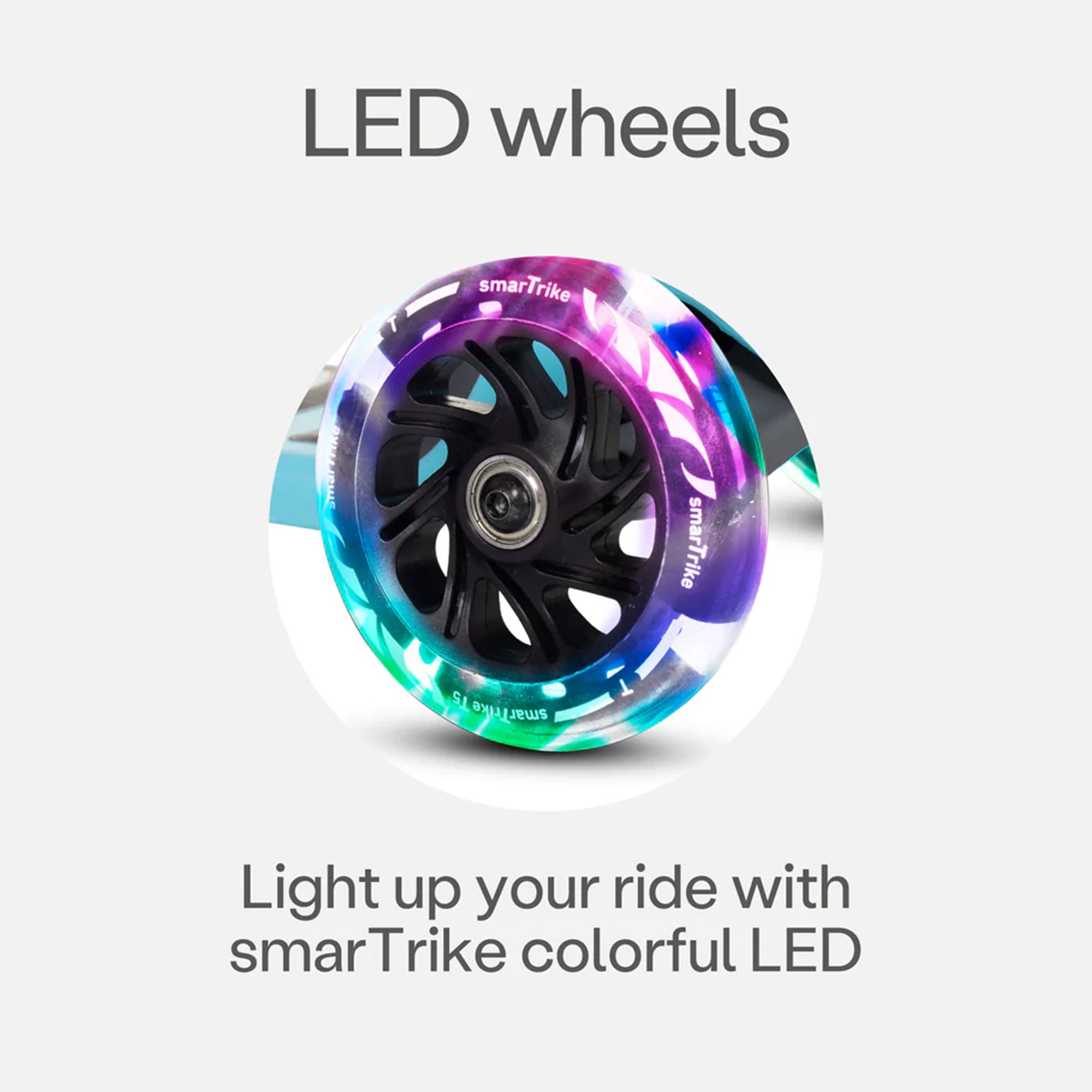 smarTrike Adjustable 3-n-1 Kids Scooter w/LED Wheels & Storage Bag, Blue (Used) - VMInnovations