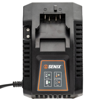 SENIX 10" 20V Cordless Brushless Top Handle Chain Saw with Battery and Charger