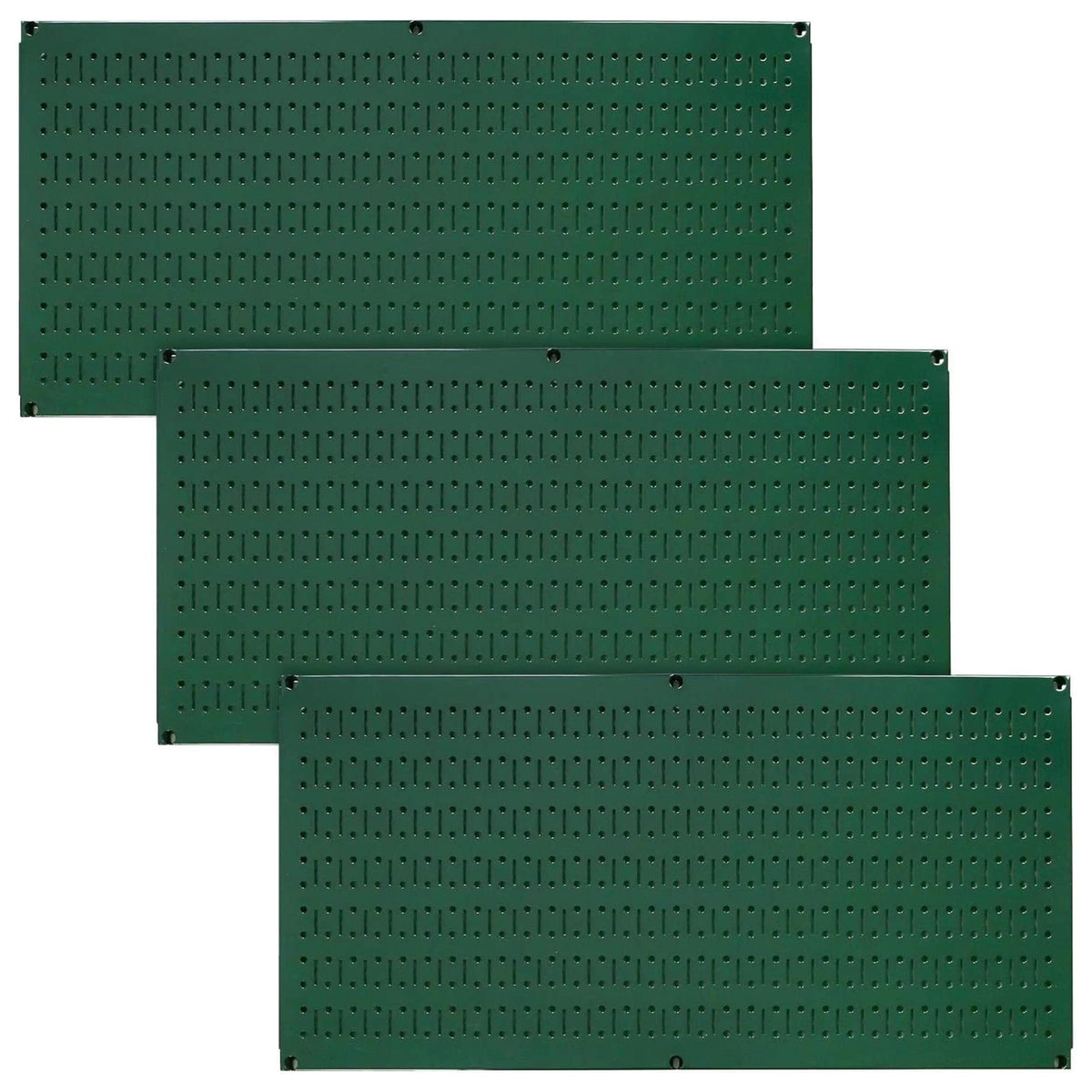 Wall Control 32" x 16" Pegboard Garage Tool Organizer, Green (3 Pack) (Open Box)