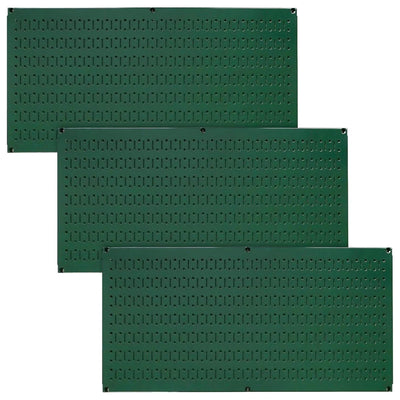 Wall Control 32" x 16" Pegboard Garage Tool Organizer, Green (3 Pack) (Open Box)