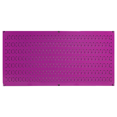 Wall Control 32"x16" Horizontal Pegboard Garage Tool Organizer, Purple (3 Pack) - VMInnovations