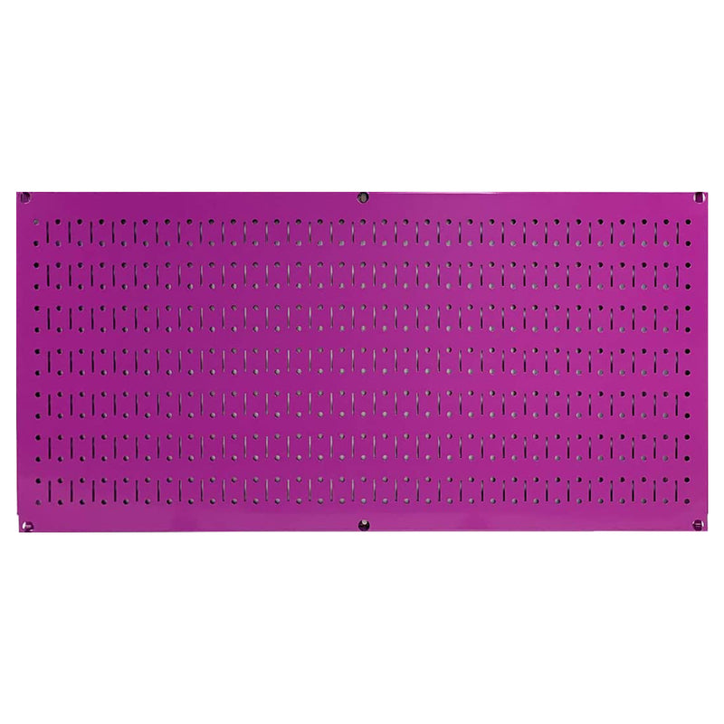 Wall Control 32"x16" Horizontal Pegboard Garage Tool Organizer, Purple (3 Pack)