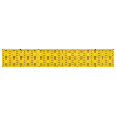 Wall Control 32"x16" Horizontal Pegboard Garage Tool Organizer, Yellow (3 Pack) - VMInnovations