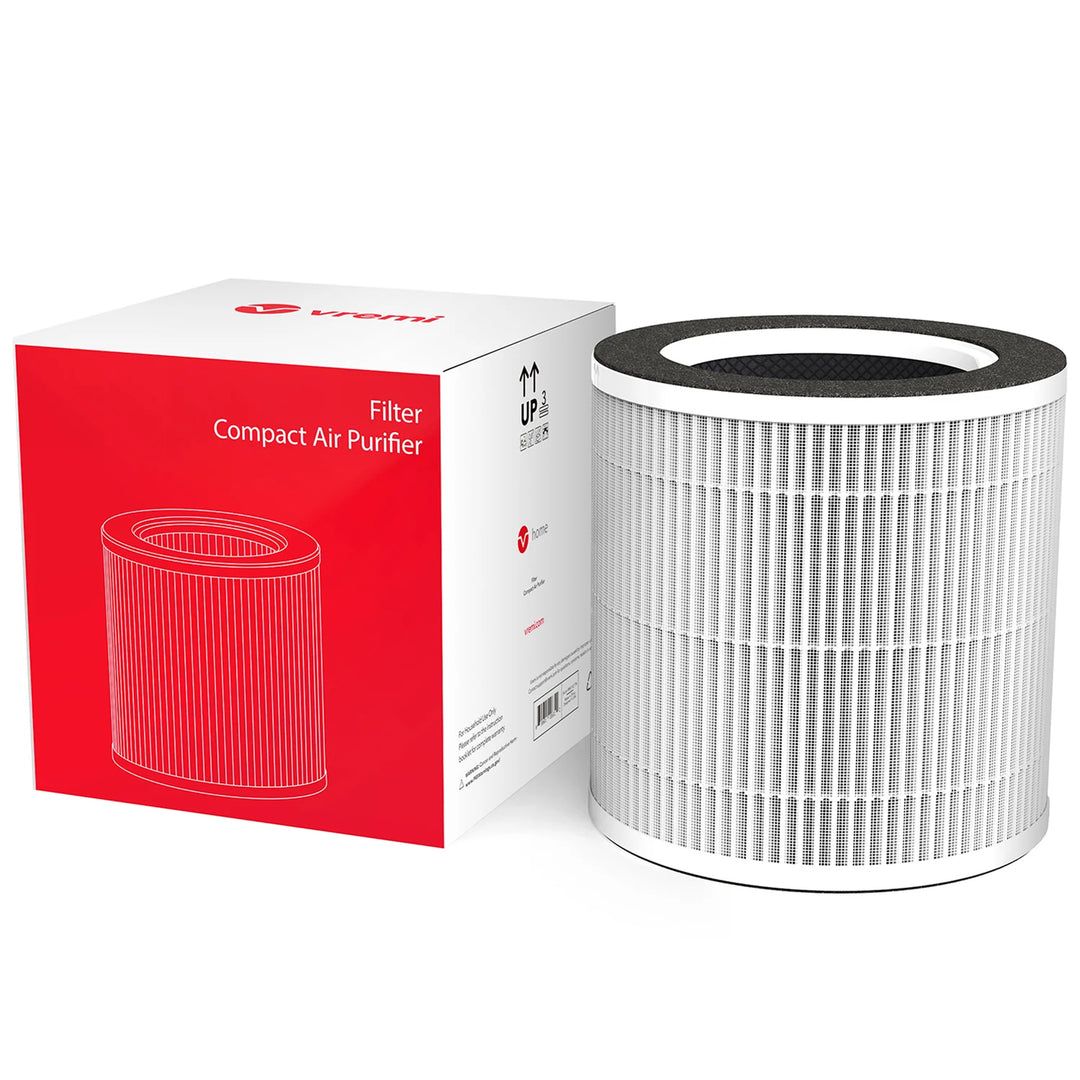 Vremi Air Purifier Replacement Filter with 3 Stage Filtration System, White - VMInnovations