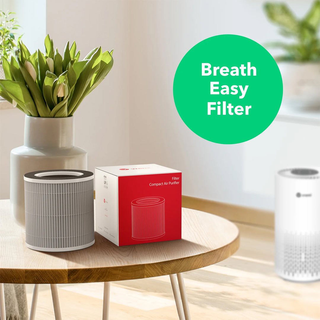 Vremi Air Purifier Replacement Filter with 3 Stage Filtration System, White - VMInnovations