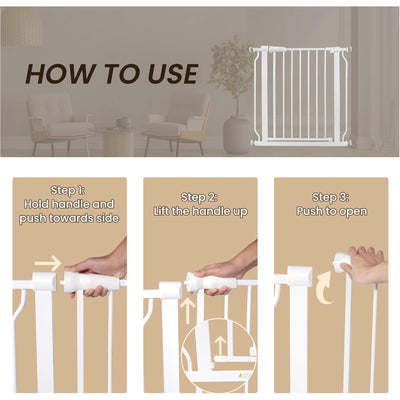 BalanceFrom Walk-Thru Safety Gate for Baby and Pets, 29.1-33.8"W 30"H(For Parts) - VMInnovations