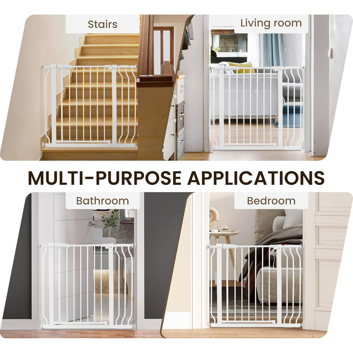 BalanceFrom Walk-Thru Safety Gate for Baby and Pets, 29.1-38.5"W, 30"H(Open Box)