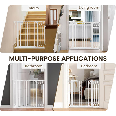 BalanceFrom Walk-Thru Safety Gate for Baby and Pets, 29.1-38.5"W, 30"H (Used) - VMInnovations