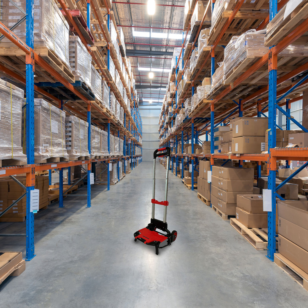 Magna Cart 150lb Weight Capacity Foldable Hand Truck Cart w/ Bungee Cord (Used) - VMInnovations