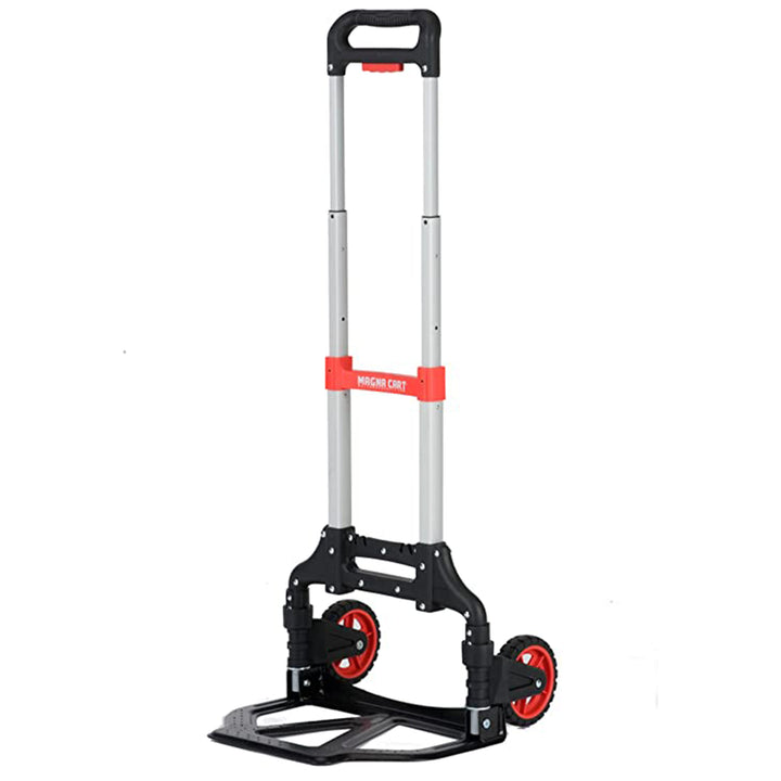 Magna Cart Extendable 150lb Capacity Aluminum Folding Hand Truck Dolly Cart