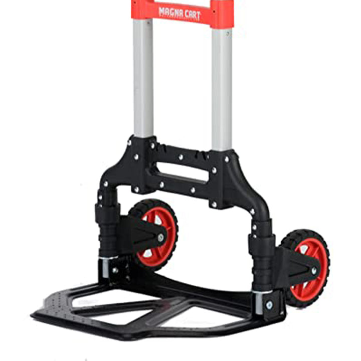 Magna Cart Extendable 150lb Capacity Aluminum Folding Hand Truck Dolly Cart