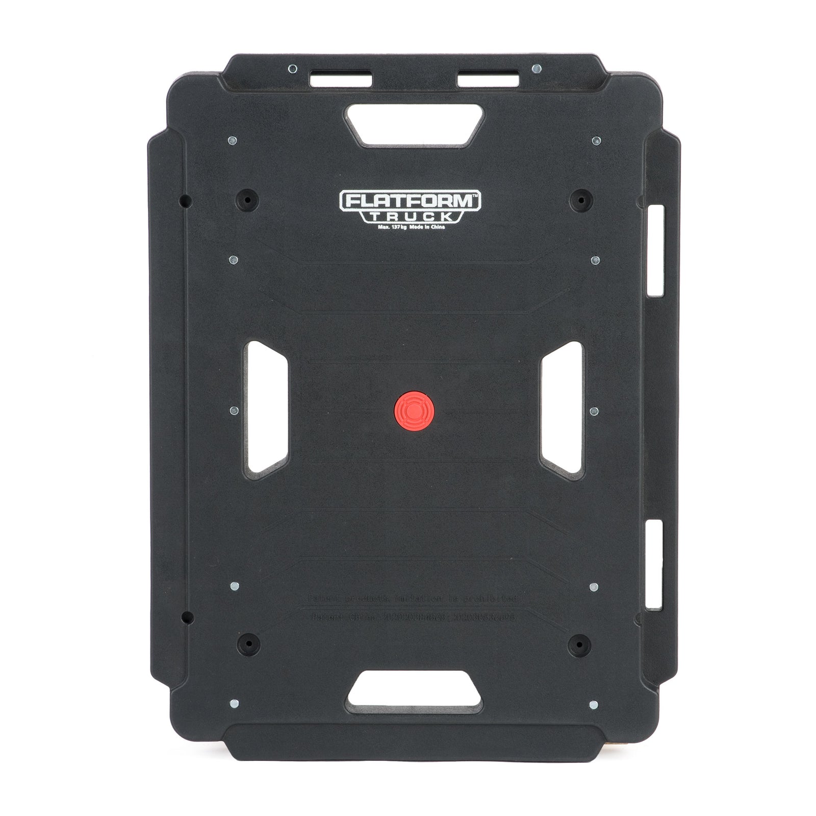 Magna Foldable Hand Truck 300lb Capacity Platform Cart, Black & Red (Open Box) - VMInnovations