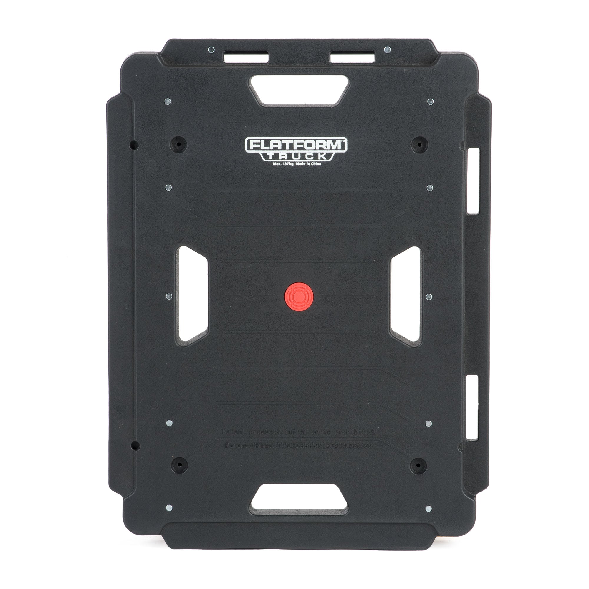 Magna Foldable Hand Truck 300lb Capacity Platform Cart, Black & Red (Open Box) - VMInnovations