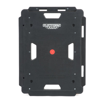 Magna Foldable Hand Truck 300lb Capacity Platform Cart, Black & Red (Open Box) - VMInnovations