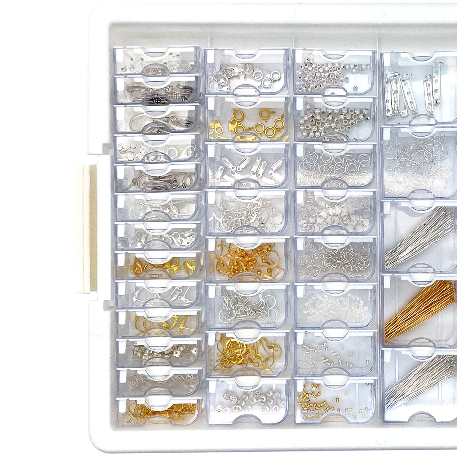 Bead Storage Solutions Elizabeth Ward 1,111pc Assorted Jewelry Findings Tray - VMInnovations