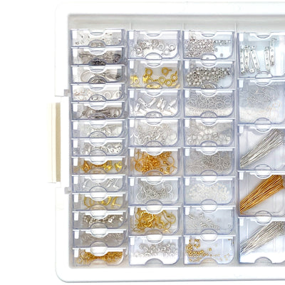 Bead Storage Solutions Elizabeth Ward 1,111pc Assorted Jewelry Tray (Open Box)