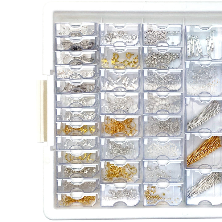 Bead Storage Solutions Elizabeth Ward 1,111pc Assorted Jewelry Tray (Open Box) - VMInnovations