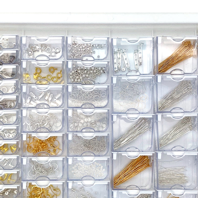 Bead Storage Solutions Elizabeth Ward 1,111pc Assorted Jewelry Tray (Open Box)