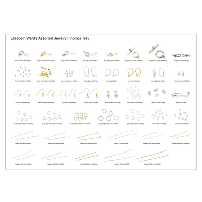 Bead Storage Solutions Elizabeth Ward 1,111pc Jewelry Findings Tray (Used) - VMInnovations
