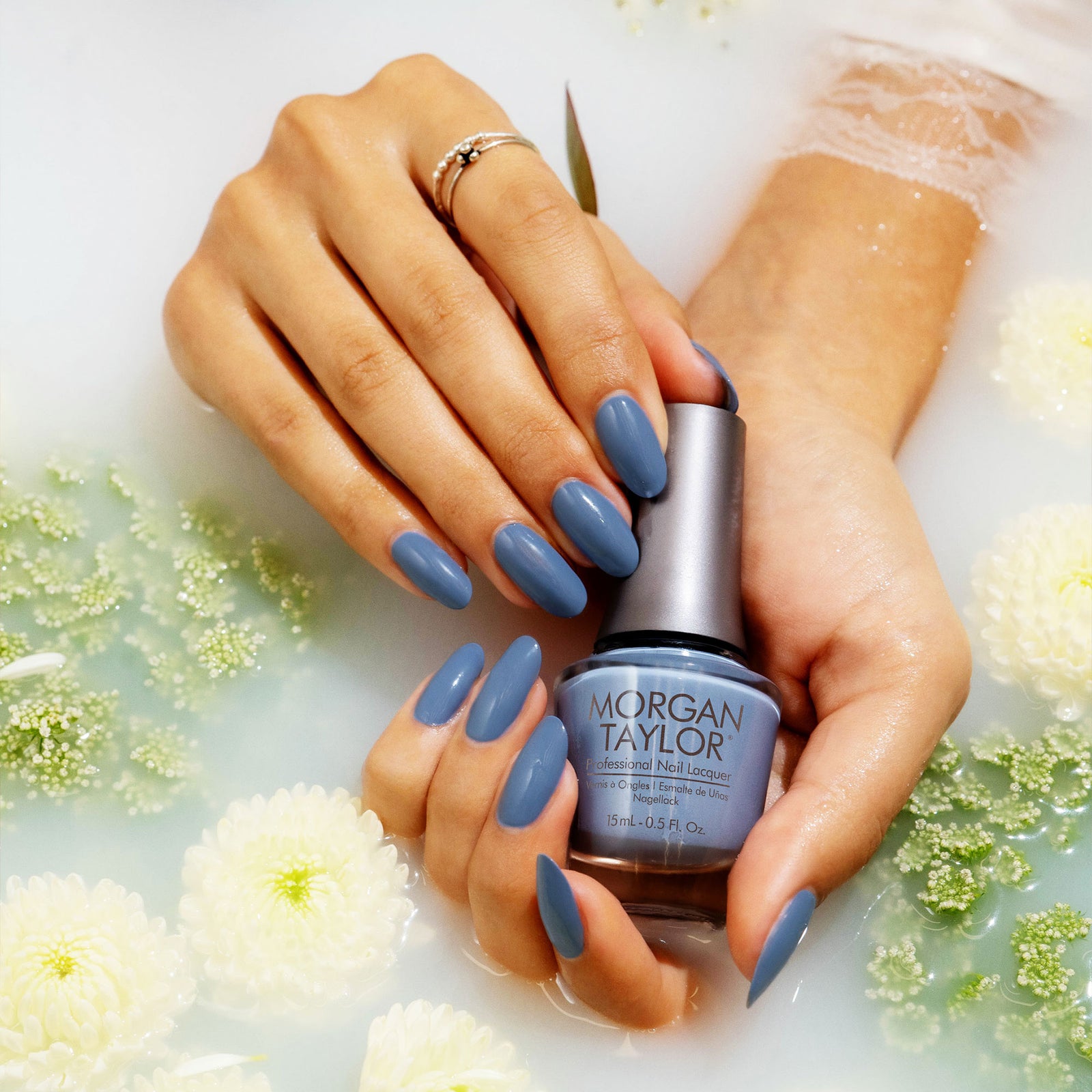 Morgan Taylor Spring 2023 Pure Beauty Nail Lacquer Polish Manicure Set, 3 Pack - VMInnovations