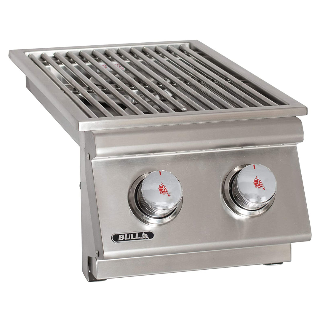 Bull 22,000 BTUs Slide In Stainless Steel Double Side Burner (Open Box) - VMInnovations