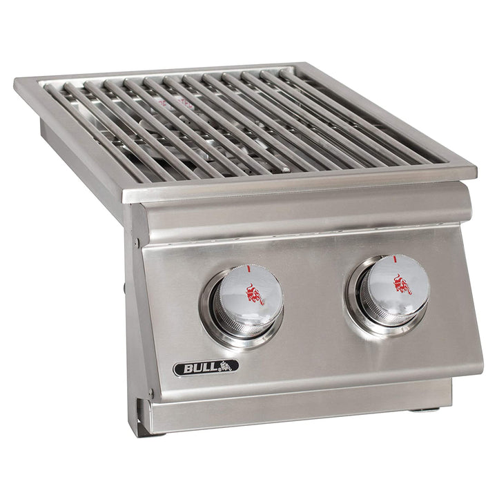 Bull 22,000 BTUs Slide In Stainless Steel Double Side Burner (Open Box) - VMInnovations