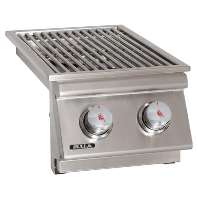 Bull 22,000 BTUs Slide In Stainless Steel Double Side Burner (Open Box)
