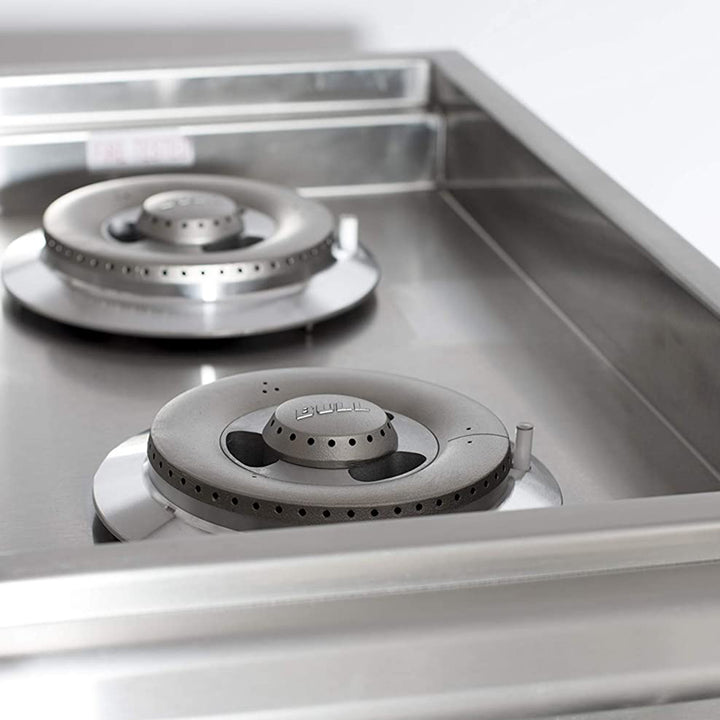 Bull 22,000 BTUs Slide In Stainless Steel Double Side Burner (Open Box) - VMInnovations