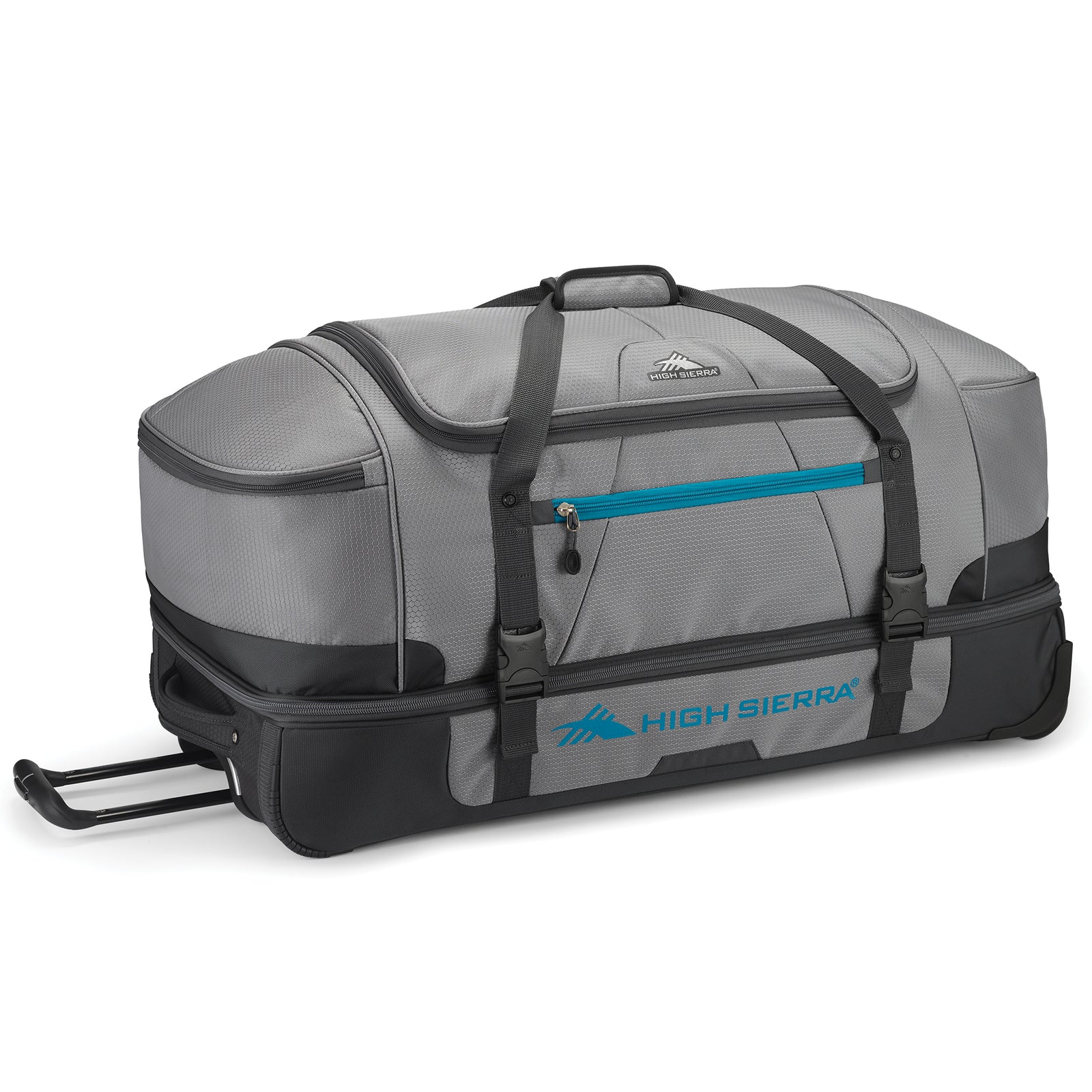 High Sierra Fairlead 34" Drop Bottom Wheeled Duffel Bag Traveling Luggage (Used) - VMInnovations
