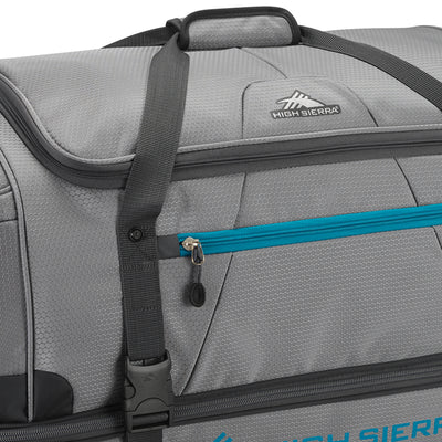 High Sierra Fairlead 34 Inch Drop Bottom Wheeled Duffel Bag Luggage (Open Box) - VMInnovations