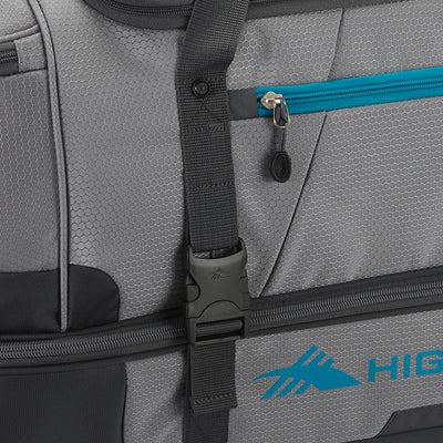 High Sierra Fairlead 34 Inch Drop Bottom Wheeled Duffel Bag Luggage (Open Box)