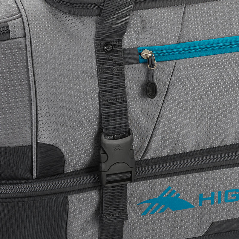 High Sierra Fairlead 34 Inch Drop Bottom Wheeled Duffel Bag Luggage (Open Box)