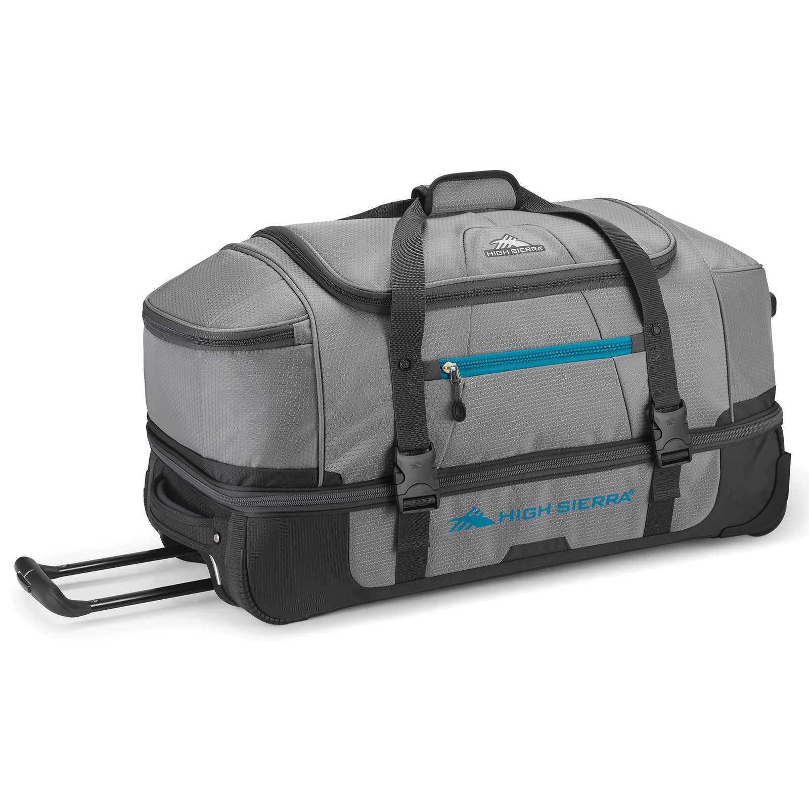 High Sierra Fairlead 28 Inch Drop Bottom Wheeled Duffel Bag Luggage (Open Box) - VMInnovations