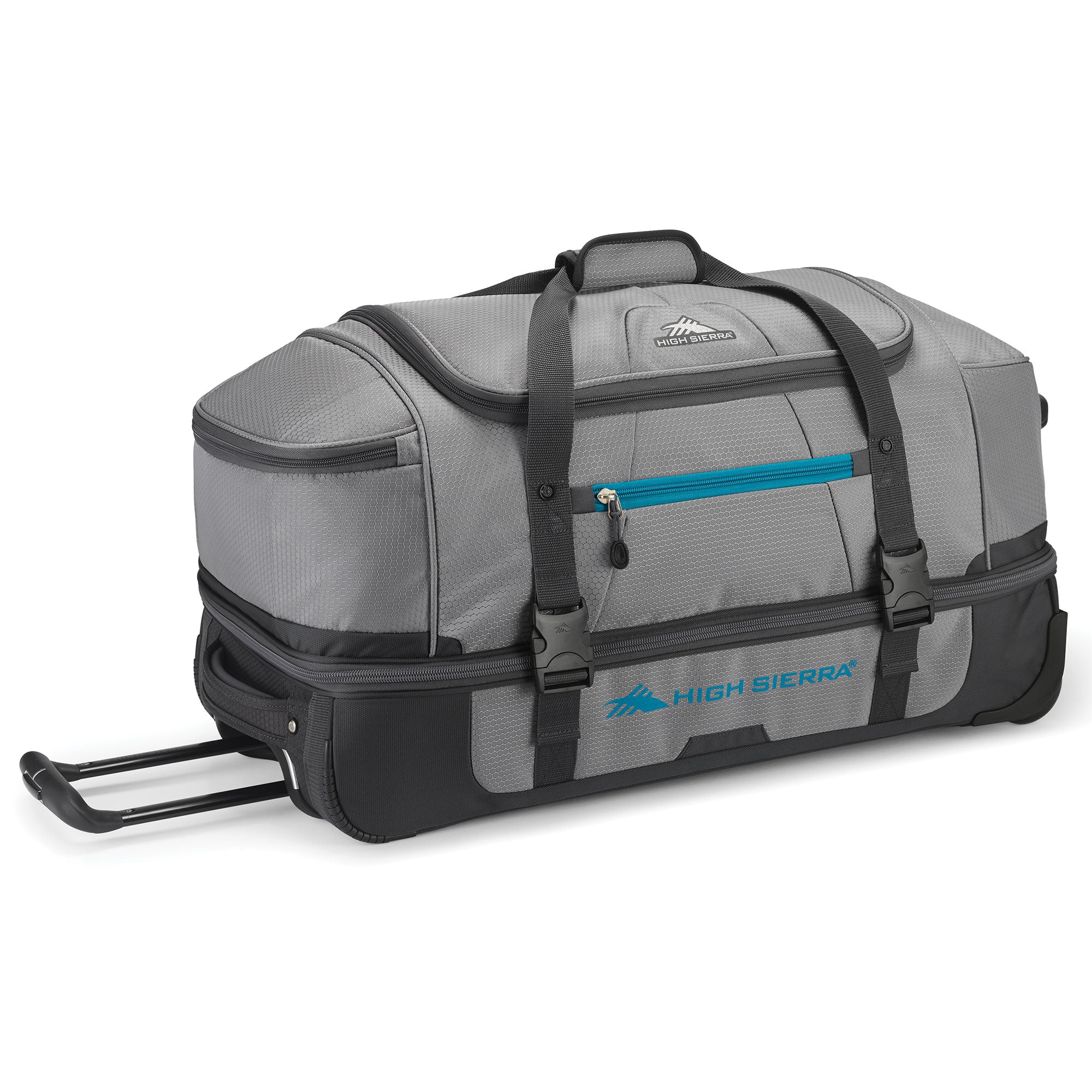 High Sierra Fairlead 28 Inch Drop Bottom Wheeled Duffel Bag Luggage (Open Box) - VMInnovations