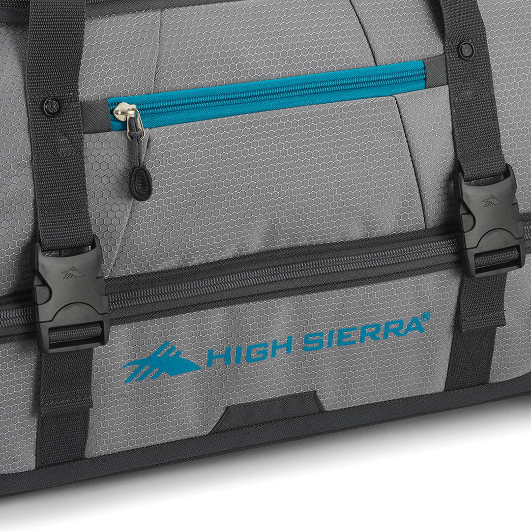 High Sierra Fairlead 28" Drop Bottom Wheeled Duffel Bag Traveling Luggage (Used) - VMInnovations
