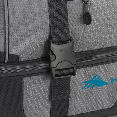 High Sierra Fairlead 28 Inch Drop Bottom Wheeled Duffel Bag Luggage (Open Box) - VMInnovations