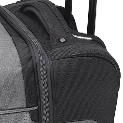 High Sierra Fairlead 22 Inch Drop Bottom Wheeled Duffel Bag Traveling Luggage