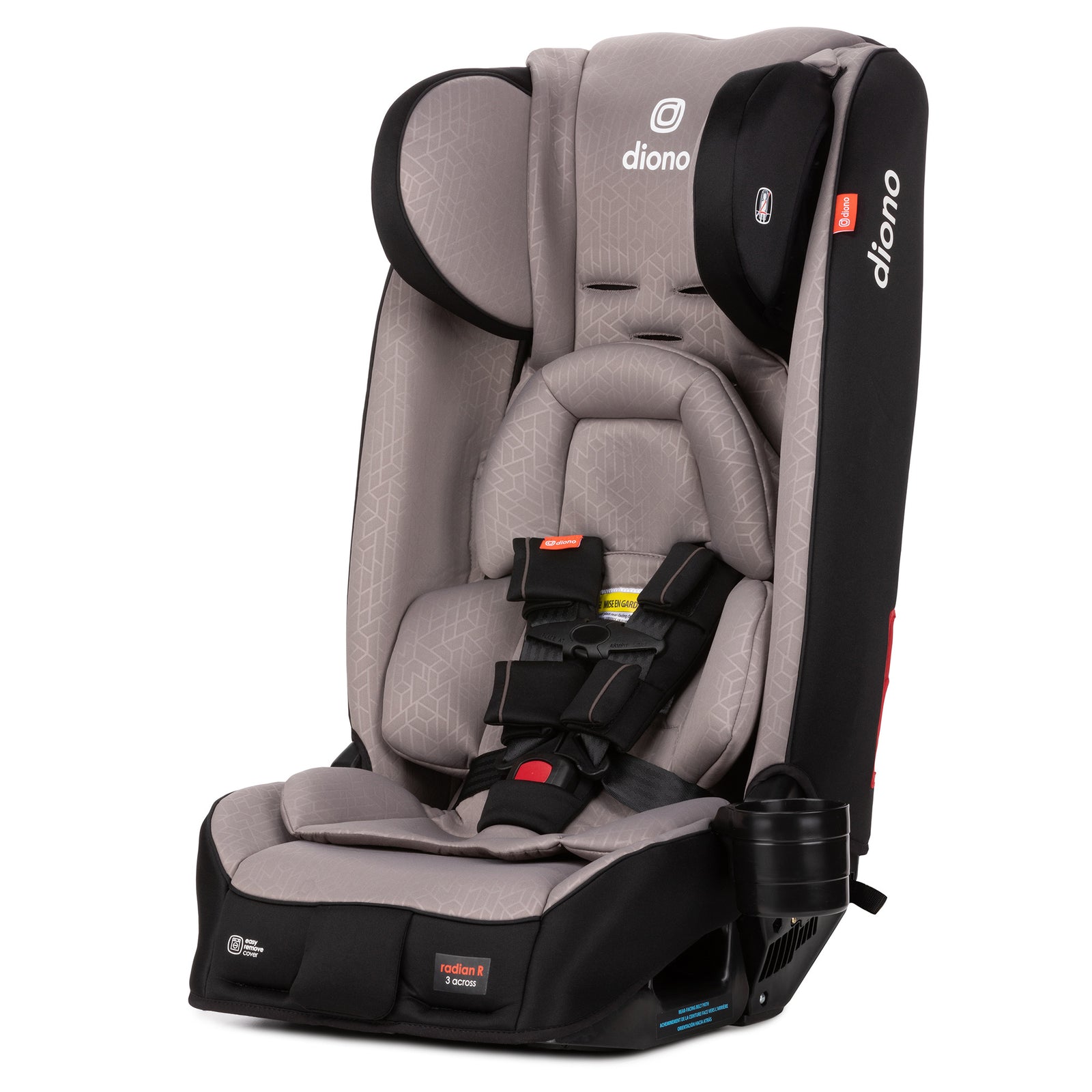 Diono Radian 3RXT Slim Fit 3 Across All-In-One Convertible Car Seat, Gray Oyster - VMInnovations