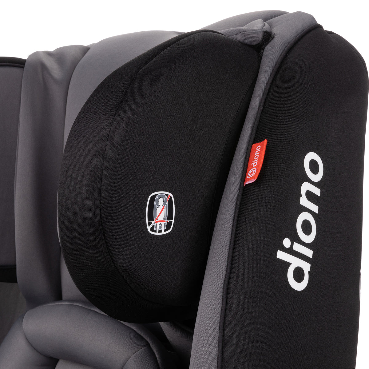 Diono Radian 3RXT Slim Fit 3 Across All-In-One Convertible Car Seat, Gray Pebble - VMInnovations