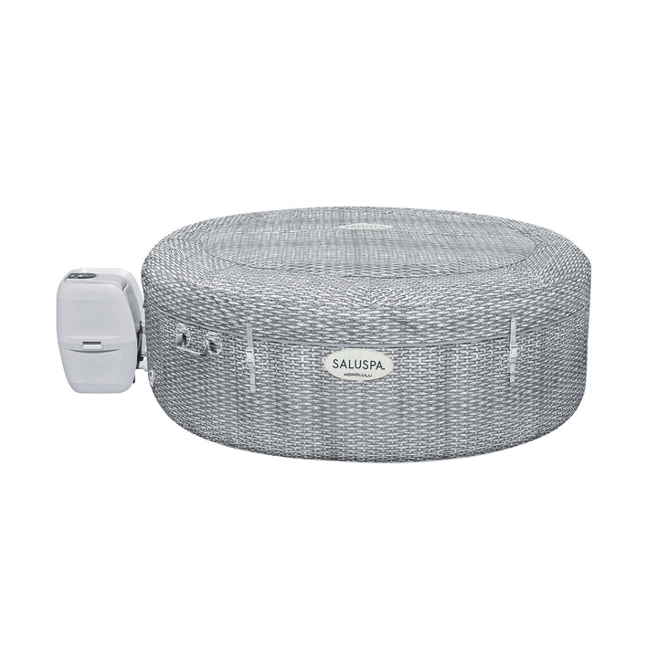 Bestway SaluSpa Honolulu AirJet Hot Tub w/EnergySense Cover, Grey (Open Box)