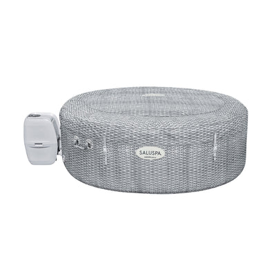 Bestway SaluSpa Honolulu AirJet Inflatable Hot Tub with EnergySense Cover, Grey