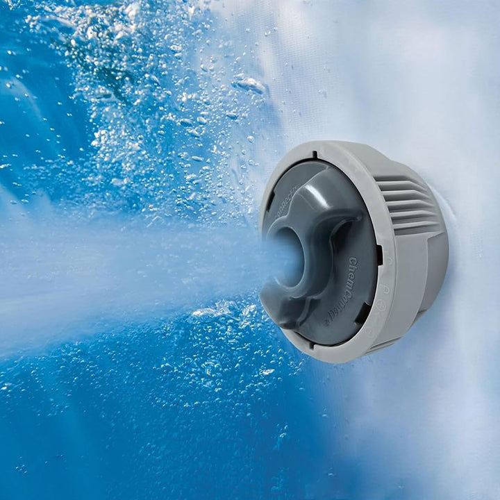 Bestway SaluSpa Milan AirJet Hot Tub with EnergySense Cover, Blue (Open Box) - VMInnovations