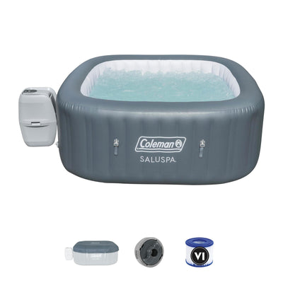 Bestway Coleman Hawaii AirJet Hot Tub w/EnergySense Cover, Grey (For Parts)