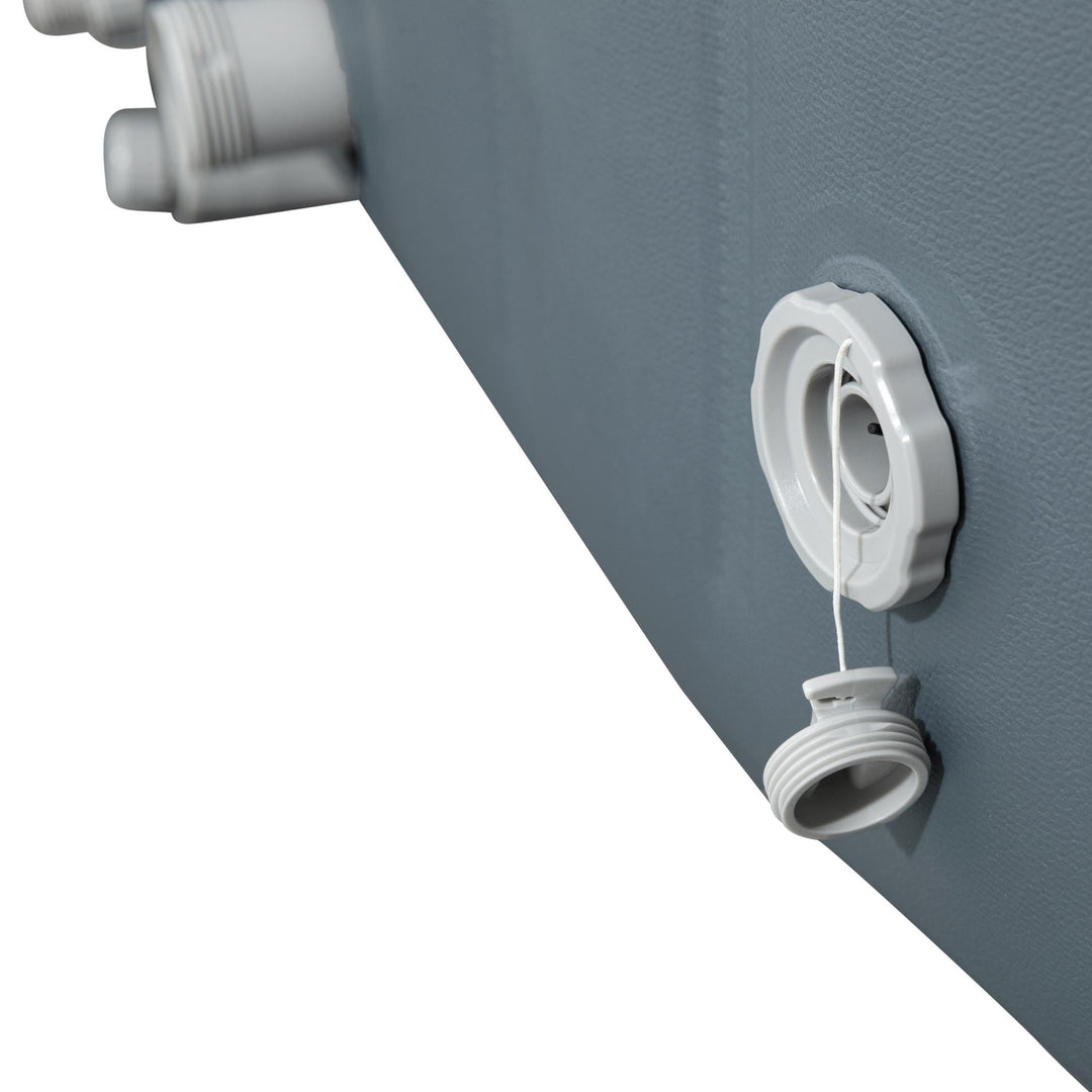 Bestway Coleman Hawaii AirJet Hot Tub with EnergySense Cover, Grey (Used) - VMInnovations