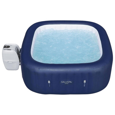 Bestway SaluSpa Hawaii AirJet Inflatable Hot Tub w/EnergySense Cover, Blue(Used)